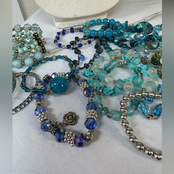 Blue tone bracelet bundle group - Picture 5 of 7